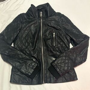 3/$75 Garage Rebel Leather Jacket Large